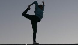 Girl doing yoga